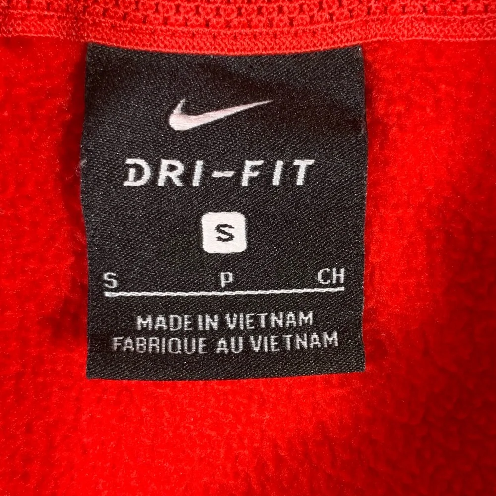 Nike Hoodie Men’s Sm Red Grey Ohio State‎ Buckeyes On-Field Pullover Dri Fit